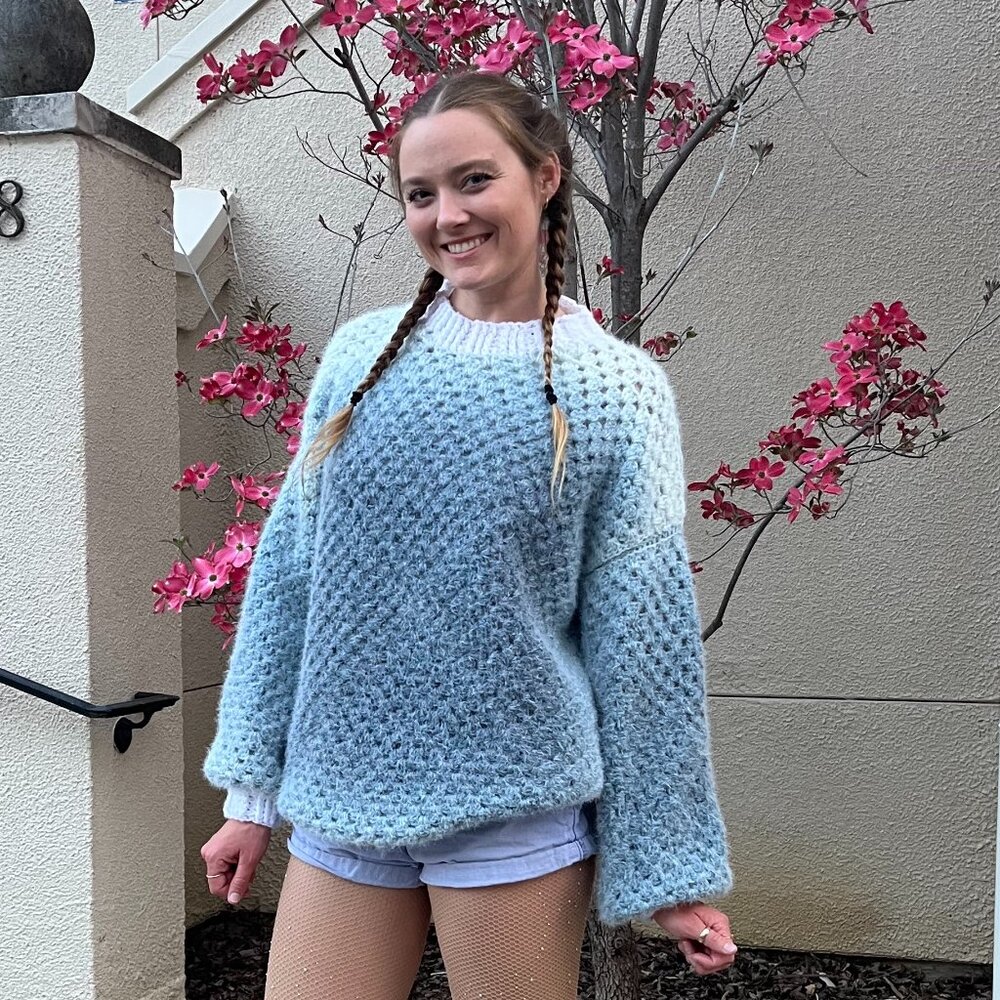 Handmade Crochet Pull-over Sweater
